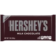 HERSHEY&#039;S Giant Milk Chocolate Bar, 7 oz