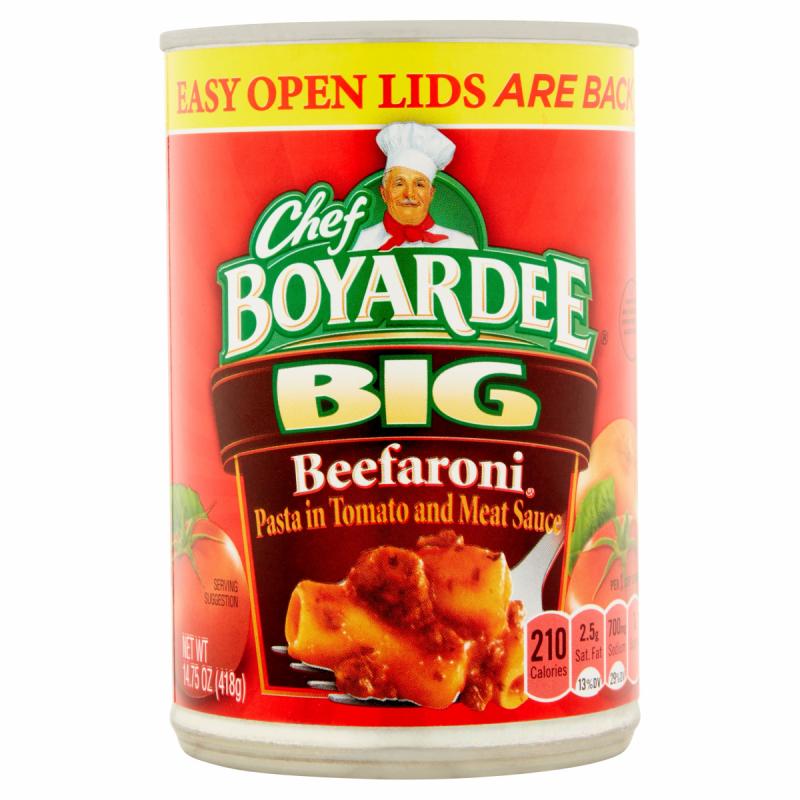 Chef Boyardee® Big Beefaroni® Pasta in Tomato and Meat Sauce 14.75 oz. Can
