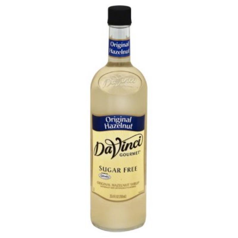 Da Vinci Sugar Free Syrup, Hazelnut (Original), 750 mL (Glass)