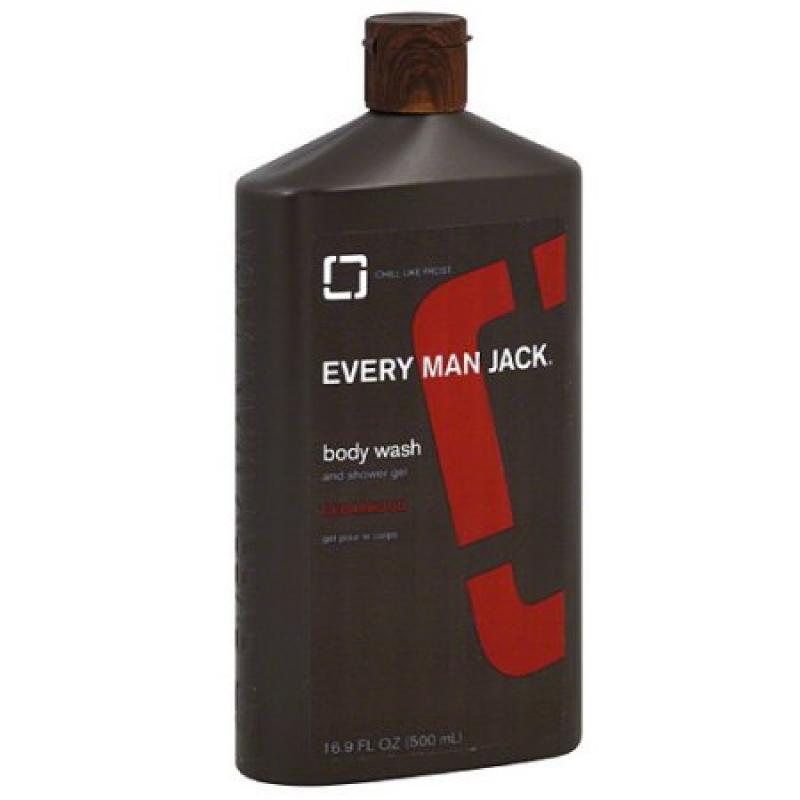 Every Man Jack Cedarwood Body Wash and Shower Gel, 16.9 fl oz