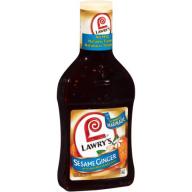 Lawry&#039;s® Sesame Ginger Marinade with Mandarin Orange Juice, 12 oz. Bottle