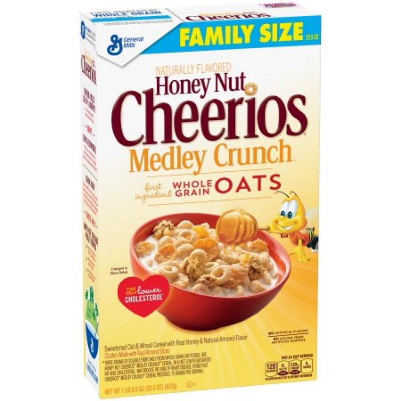 Honey Nut Cheerios Medley Crunch Family Size 1lb