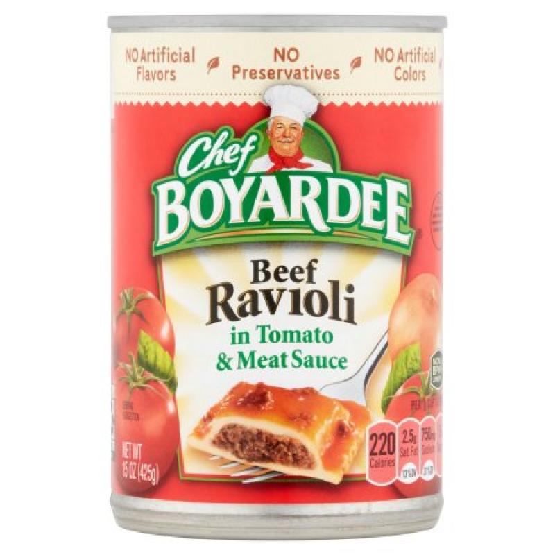 Chef Boyardee Beef Ravioli in Tomato & Meat Sauce 15oz