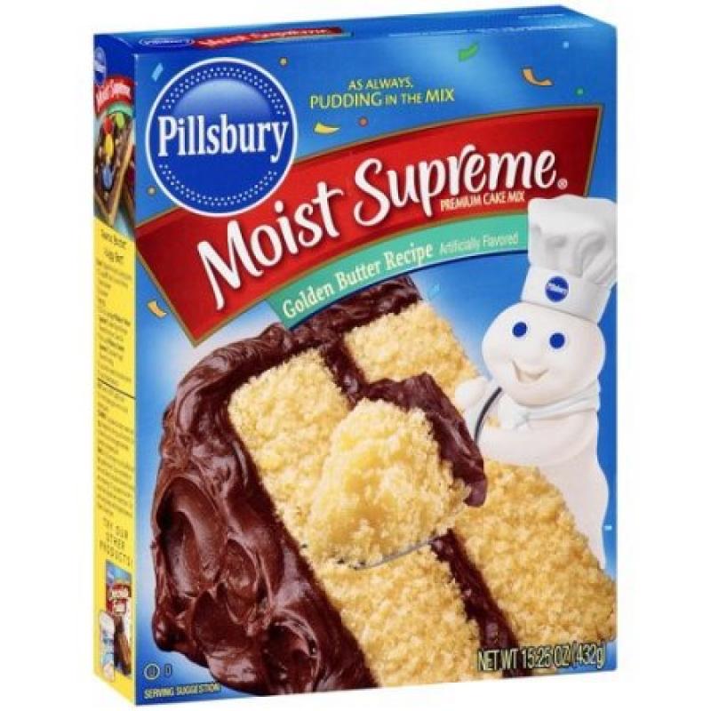 Pillsbury Premium Cake Mix, Moist Supreme Golden Butter, 15.25 Oz