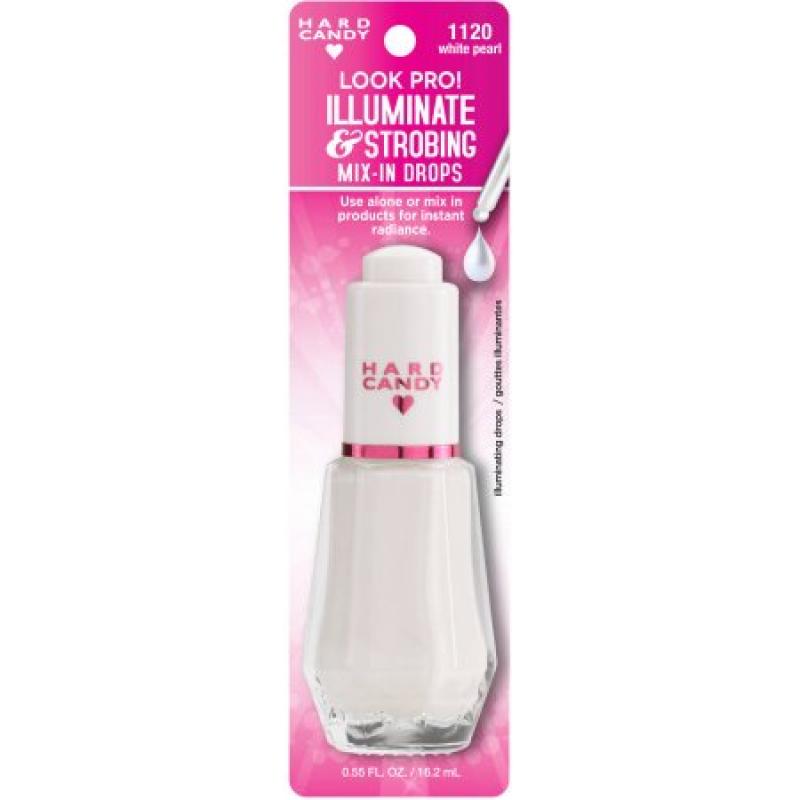 Hard Candy Look Pro! Illuminate & Strobing Mix-in Drops, White Pearl, 0.55 fl oz
