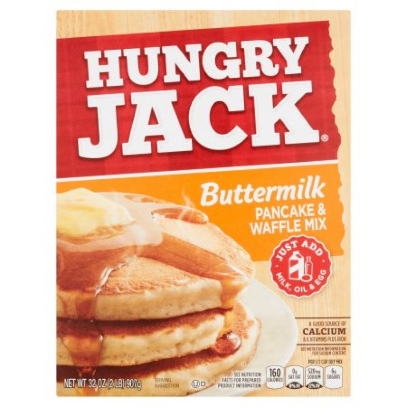Hungry Jack Buttermilk Pancake & Waffle Mix, 32 Oz