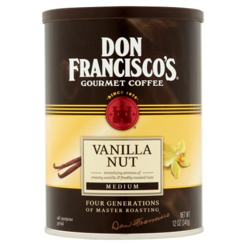 Don Francisco&#039;sVanilla Nut Specialty Flavored Coffee, 12 oz