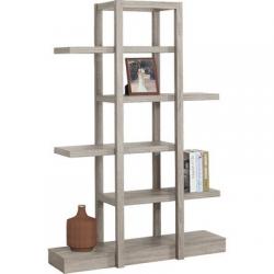 Monarch Open Concept Display Etagere, 71-Inch, Grey
