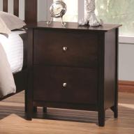 Coaster Home Furnishings 202082 Casual Contemporary Nightstand, Cappuccino