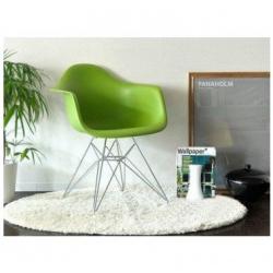 2xhome - Set of Two (2) Green - Eames Style Armchair Wire Legs Eiffel Dining Room Chair - Lounge Chair Arm Chair Arms Chairs Seats Wooden Wood Leg Wire Leg Dowel Leg Legged Base