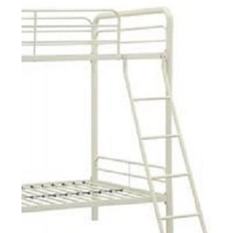 DHP Twin Over Twin, Metal Bunk Bed - White
