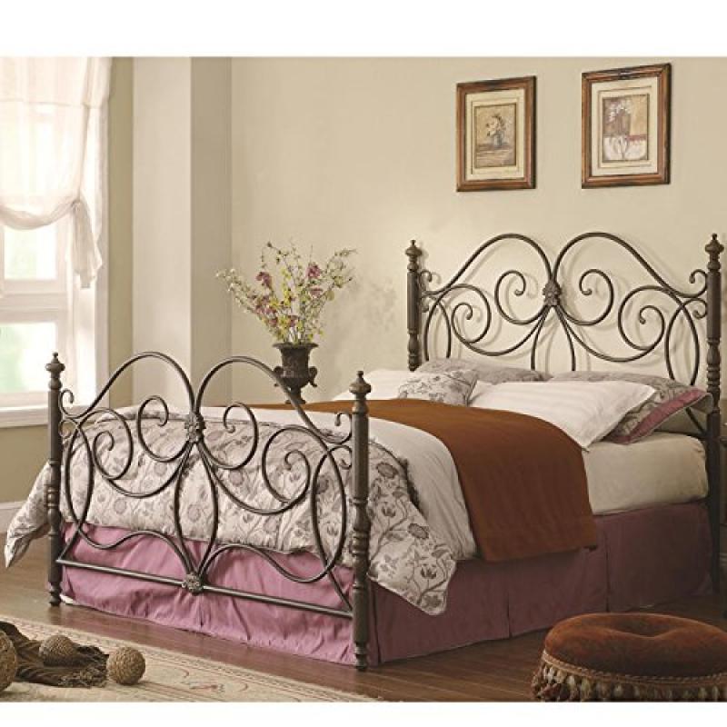 Coaster Home Furnishings Traditional Queen Bed, Caramel (Headboard/Footboard Only)