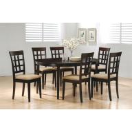7-Piece Dining Set in Rich Cappuccino - Coaster