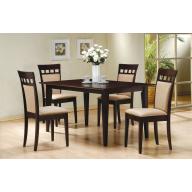 5-Piece Dining Set in Rich Cappuccino - Coaster