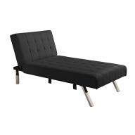 DHP Emily Chaise Lounger, Black
