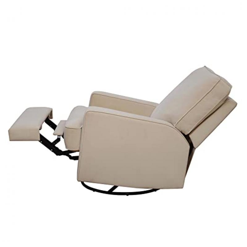 Baby Relax Rylan Swivel Gliding Recliner, Beige