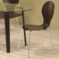 Coaster Home Furnishings Contemporary Dining Chair, Cappuccino