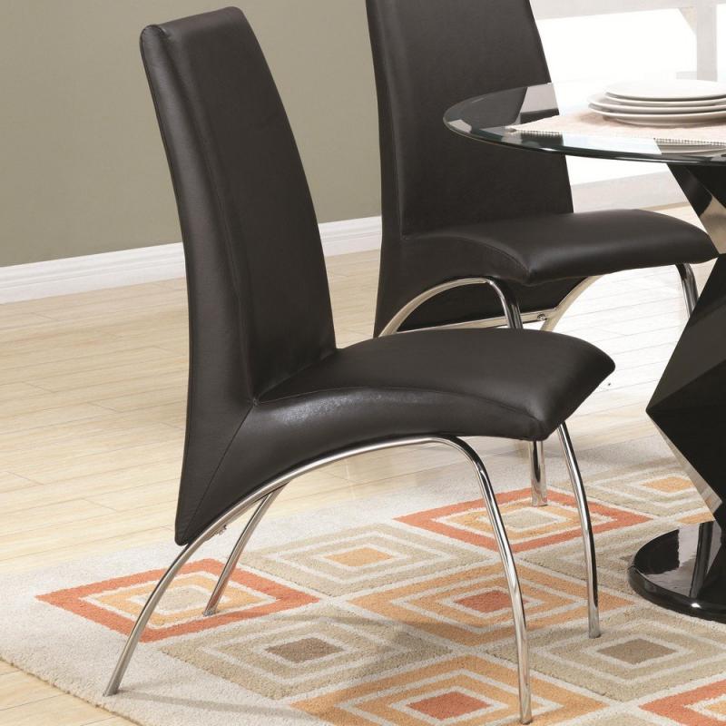 Coaster Home Furnishings Contemporary Dining Chair, Black
