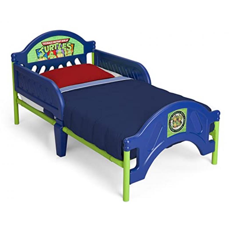 Delta Children Plastic Toddler Bed, Nickelodeon Ninja Turtles