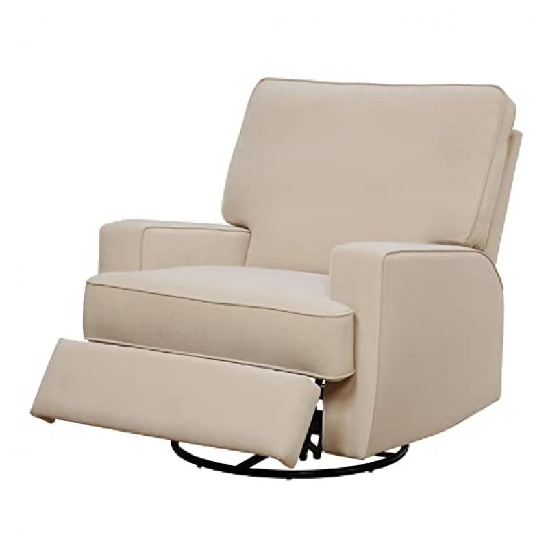 Baby Relax Rylan Swivel Gliding Recliner, Beige