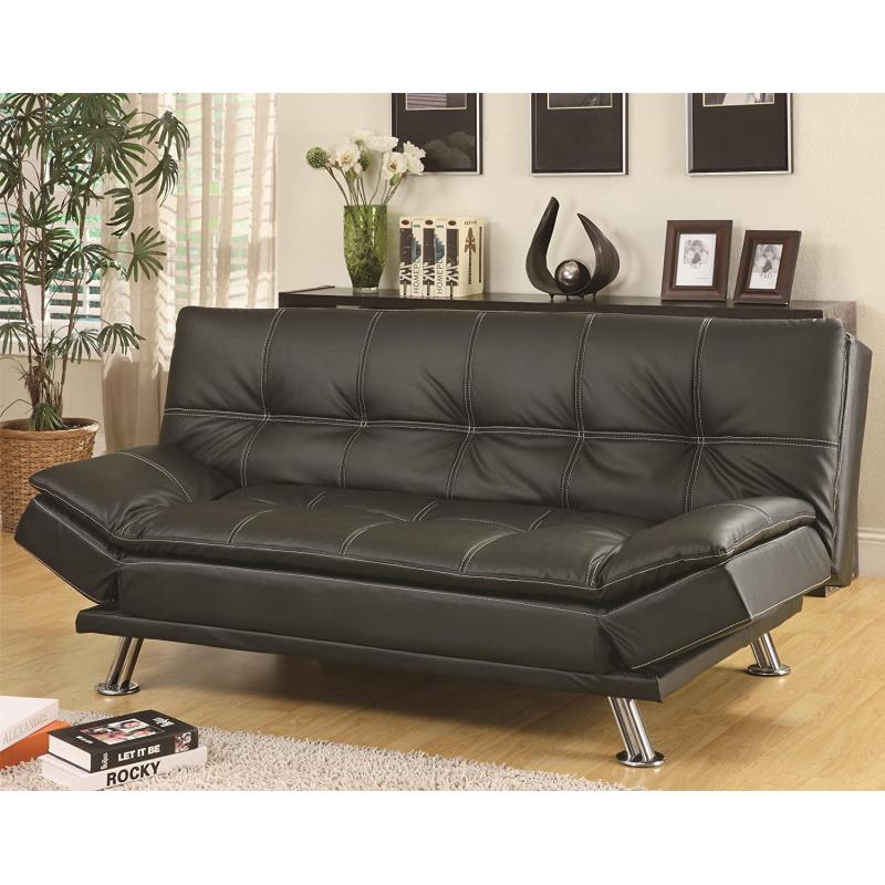 Coaster 300281 Home Furnishings Sofa Bed, Black