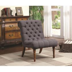 Coaster Home Furnishings Casual Accent Chair, Light Brown/Dark Grey