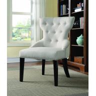 Coaster Home Furnishings 902238 Casual Accent Chair, Espresso/Cream