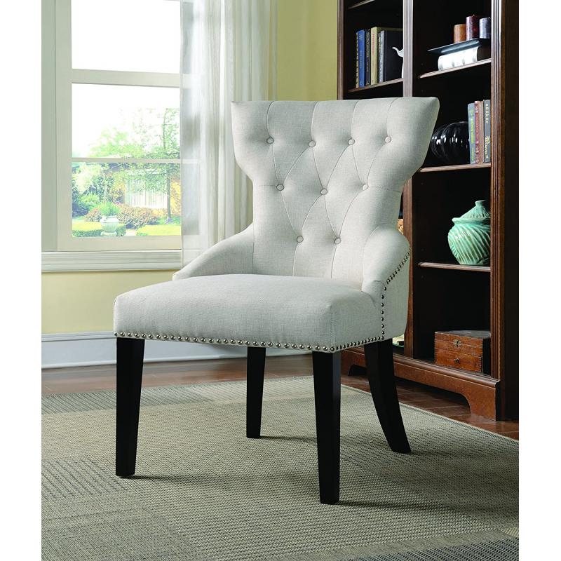 Coaster Home Furnishings 902238 Casual Accent Chair, Espresso/Cream