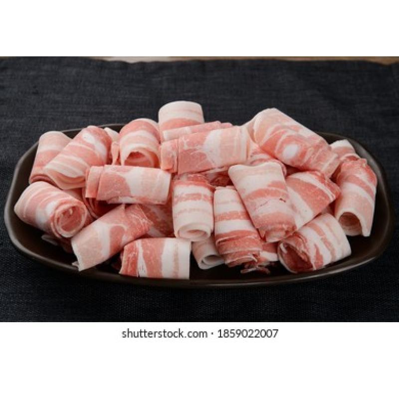 Frozen Berkshire Pork Sigle Belly Paper - Thin
