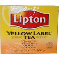 Lipton Yellow Label Tea 200 Grams (100 Tea Bags)