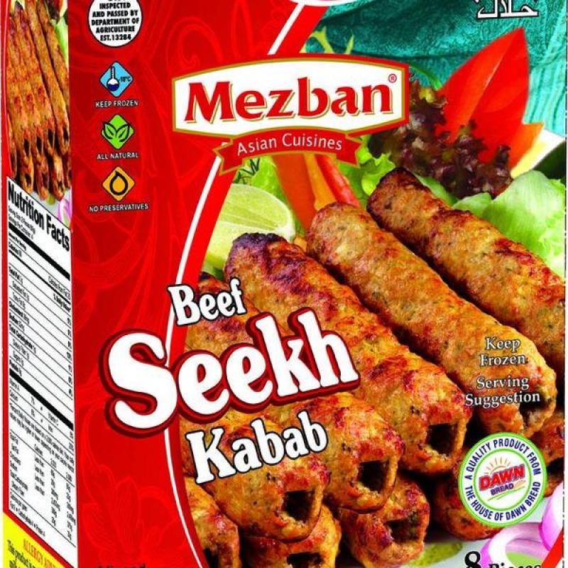 Mezban Beef seekh Kabab 8 pc