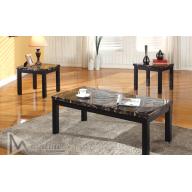Mainline Obsidian Coffee Table + 2 End Tables