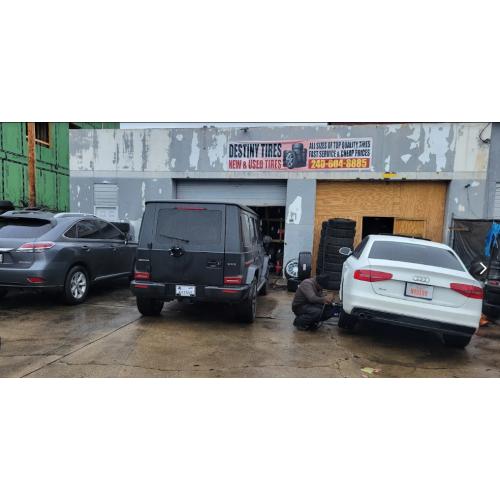 DESTINY TIRES. UESD AND NEW TIRES.