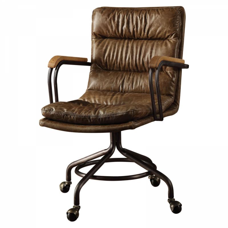 ACME Furniture Hedia Top Grain Leather Computer Task Chair - 92416
