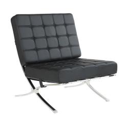Coaster Waffle Accent Chair in Black
