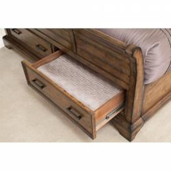 Coaster Elk Grove King Sleigh Bed with Drawers