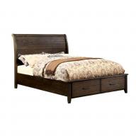 Furniture of America Bell California King Platform Bed in Espresso