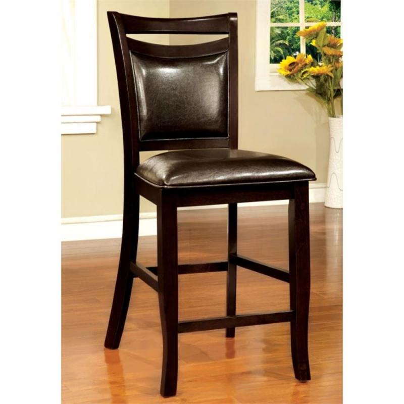Furniture of America Arriane Dining Chair in Espresso (Set of 2)