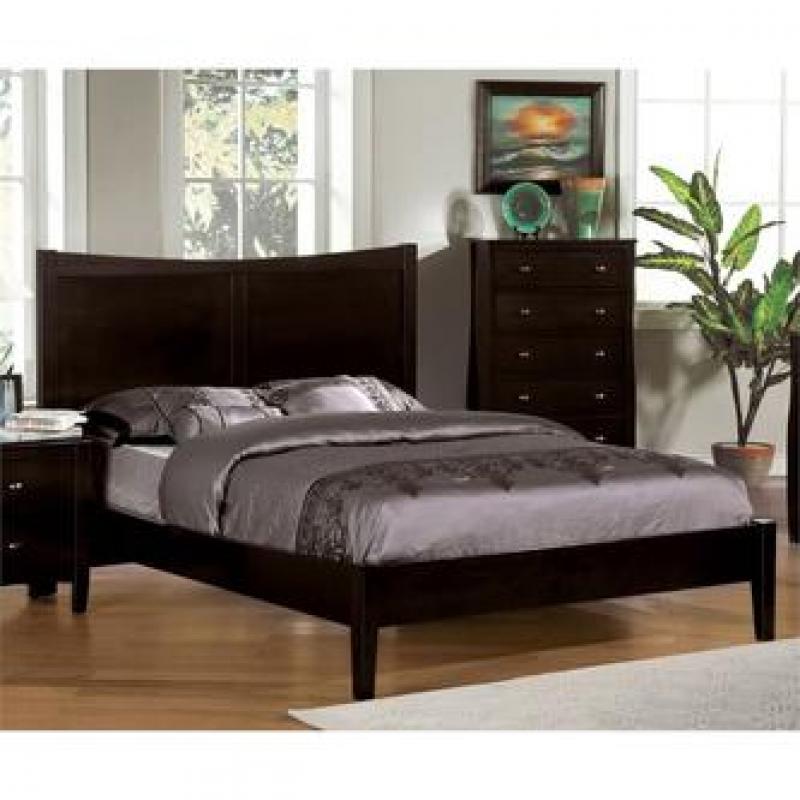 Furniture of America Herndon King Panel Bed in Espresso