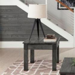 Coaster End Table in Rustic Gray