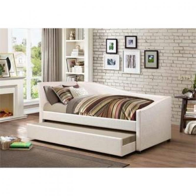 Coaster Twin Daybed with Trundle in Ivory