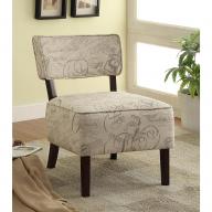 Furniture of America Ivory Script Farrie Accent Chair