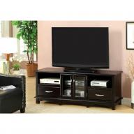 Furniture of America Bomont contemporary style espresso finish wood entertainment center tv stand console