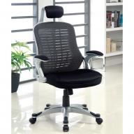 Furniture of America Cresta Pneumatic Height Adjustable Mesh Executive Office Chair