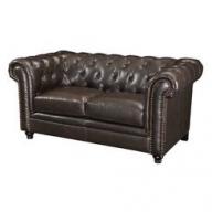 Coaster Company Brown Bonded Leather Loveseat/Sofa