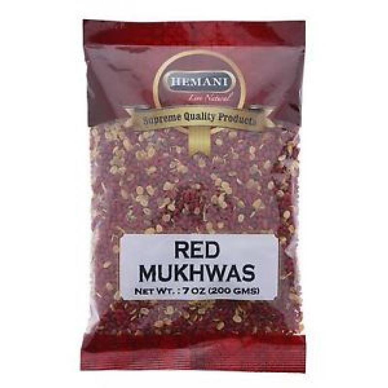 Hemani Sugar Coated Fennel Seed Mouth Freshener Red Mix Mukhwas 200gm US Seller