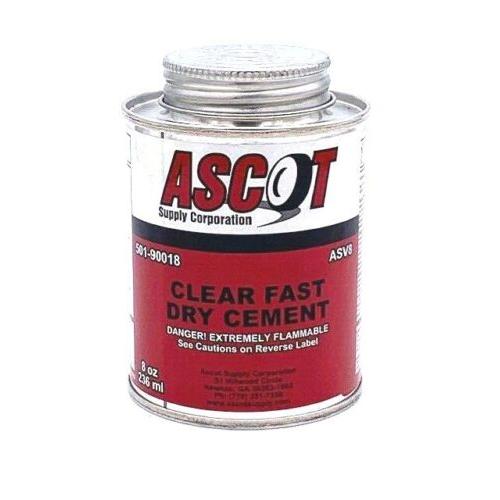 CEMENT 8oz. W/BRUSH ASCOT BRAND