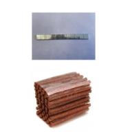 Sticking Wheel Weights Steel 1/4 Oz 50 Strips (Single Box)  (+) 4'' 6MM BROWN STRING PLUG 25 pcs (Qty 25)