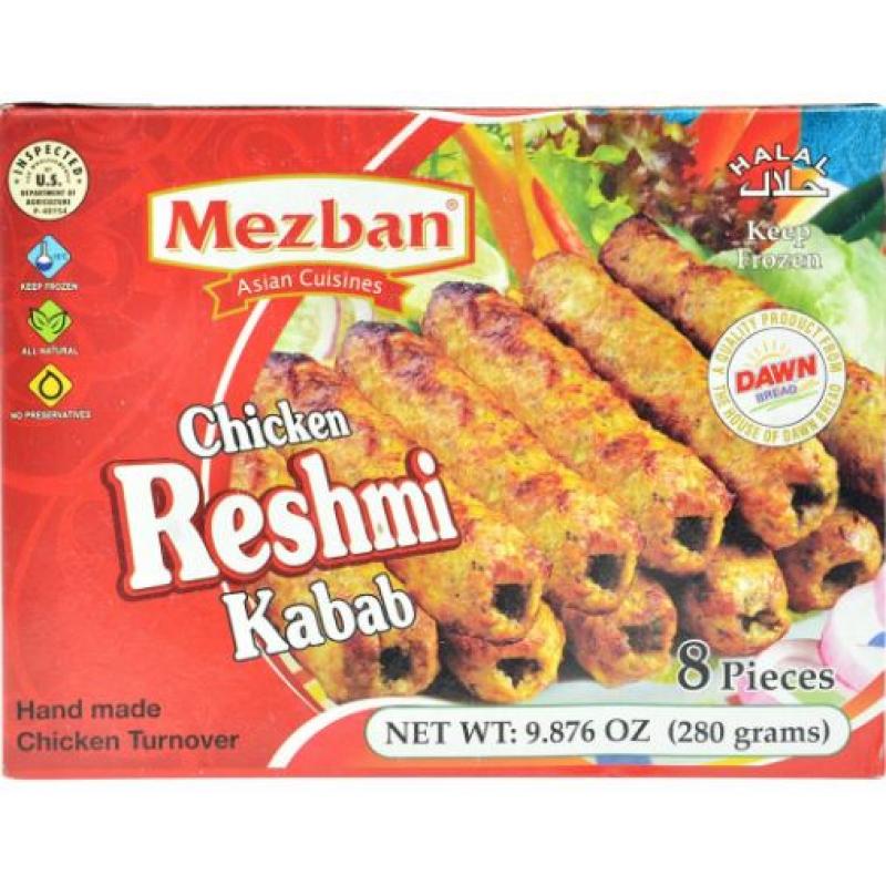 Mezban, Chicken Reshmi Kabab, 280 Grams(gm)